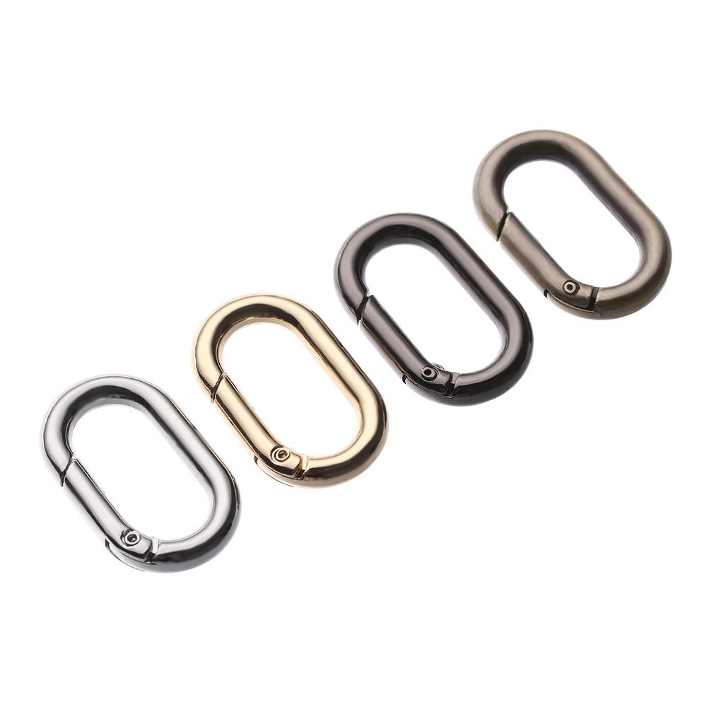 Camping Hiking Accessories Spring Oval Rings Bag Belt Buckles Handbags Clips Outdoor Carabiner