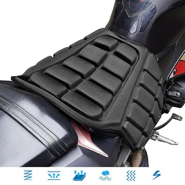 Universal Motorcycle Seat Protect Cushion, Breathable Motorcycle Seat Cover Seat Cushion, 3D Shock Absorption Accessories