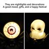 12Pcs Halloween Spider Eyeballs Battery Operated Lights Candles Battery Operated for Halloween Party Table Home Spooky Decor