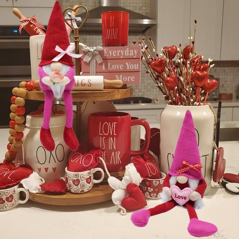 Lucky Gnomes Ornament Believed to Bring Good Fortunes Display Adornment Ideal Valentine Gift Homes Decoration Accent
