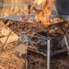 Portable Folding Stainless Steel Barbecue Grill & Fire Pit