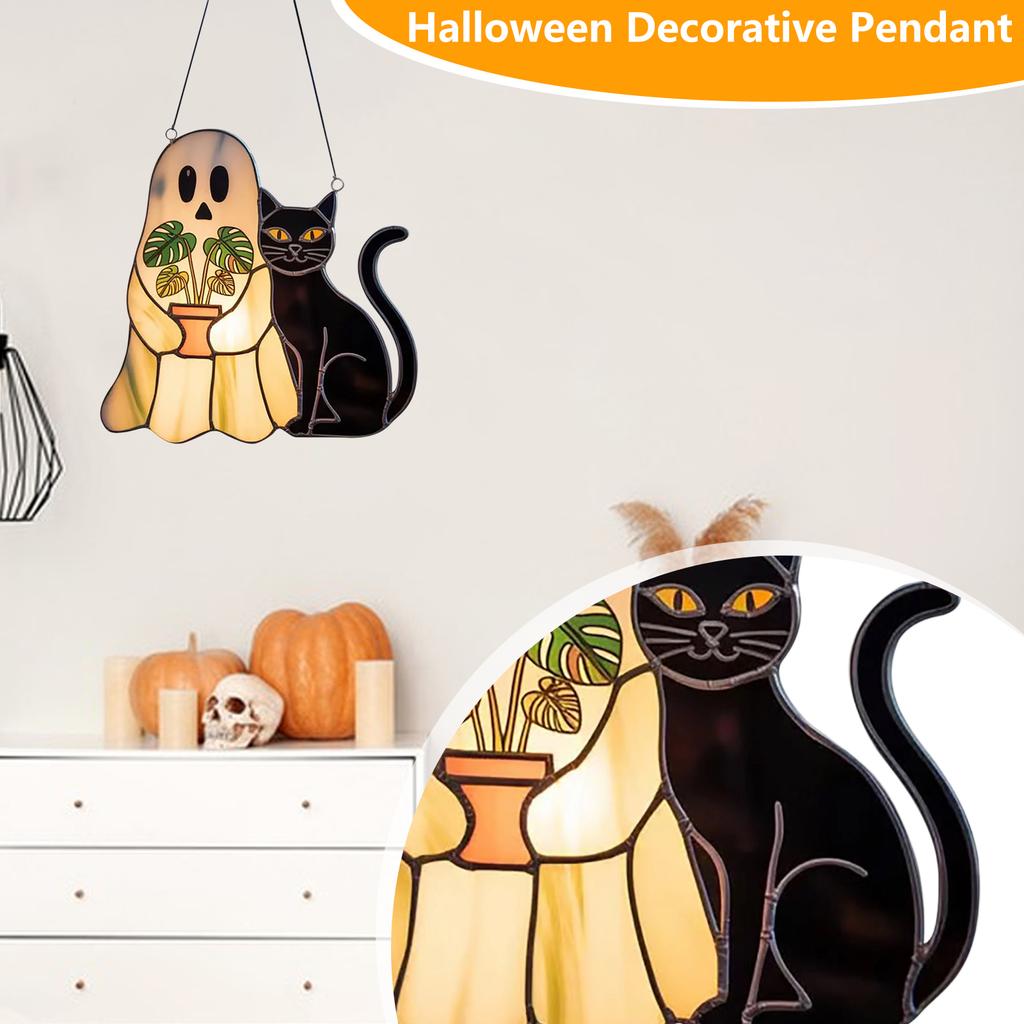 Halloween 2D Creative Acrylic Decorative Hanging Ornament For Home And Holiday Decoration