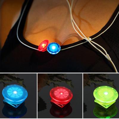 Night Running Mini Round Shoes Clip LED Light Cycling Sport Bright Warning Lamp