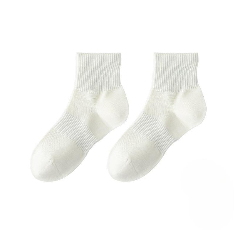 

Antibacterial and Deodorizing Boneless Candy-colored Mid-calf Socks, Pure Cotton Lightweight Breathable Mesh Socks, Versatile for Women in Summer 1 pair
