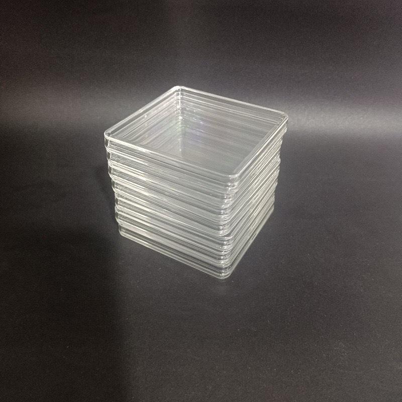 Przezroczyste Pudełko Ekspozycyjne Wielorozmiarowe na Cyrkonie do Zdobienia Paznokci, Sztabki Złota i Srebrne Monety