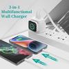 3-in-1 Charger Block 20W USB-C&18W USB-A Suitable for Apple Watch 9/8/7/6/5/4/3/2/1/SE/Ultra iPhone 16/15/14/13/12 Series