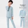 Children's Thermal Fleece Underwear Set - Unisex Base Layer Shirt & Pants