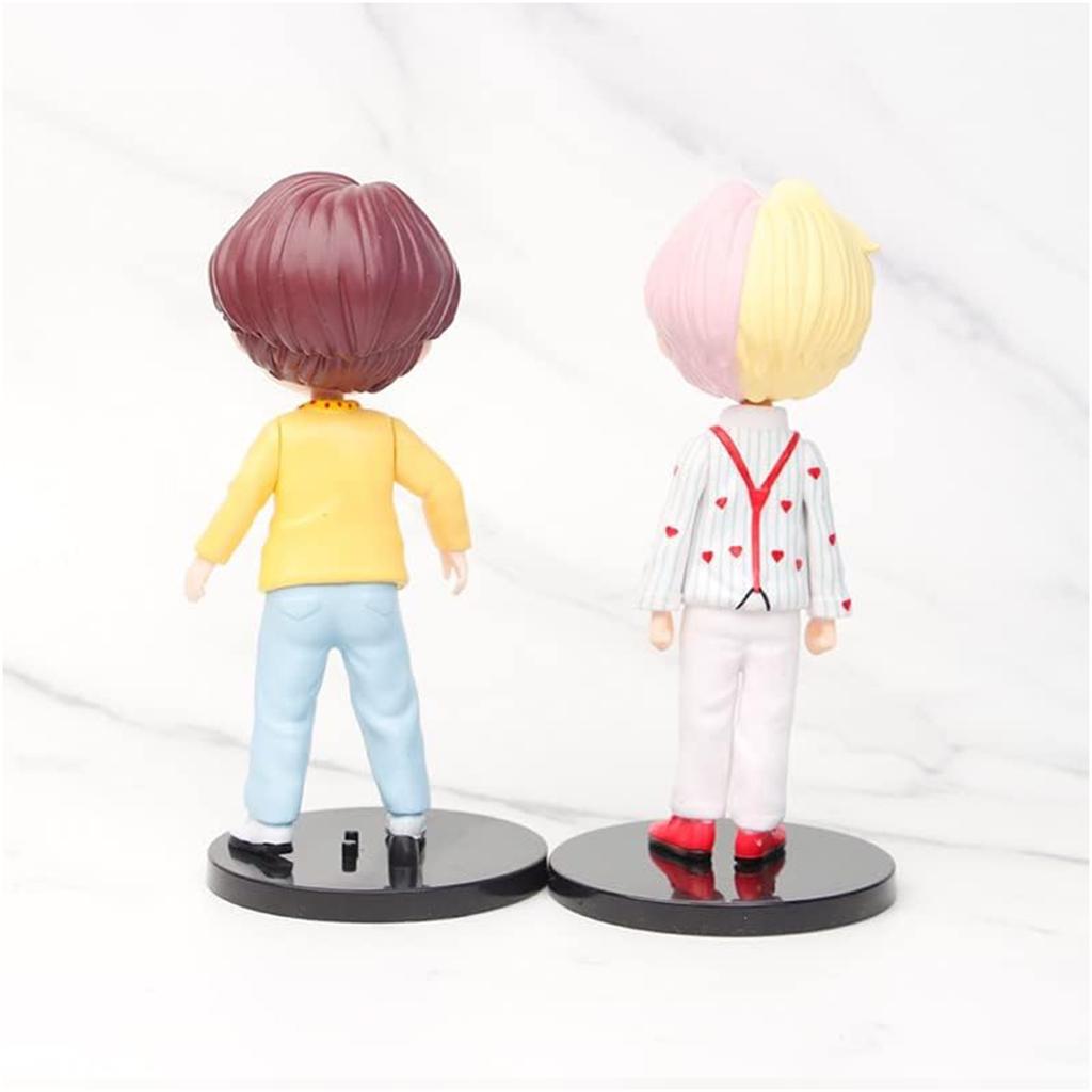Figure Set, 7PCS 14cm PVC Idol Dolls, Cute Collectible Figurines For Fans, Desktop Decoration & Gift