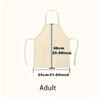 Flax Apron Colorful Chicken Pattern Sleeveless Kitchen Wear Home-cooked Apron Printed Bib Apron Kitchen Supplies.