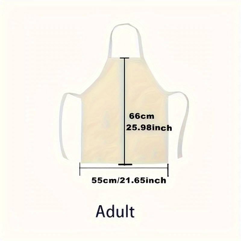 Flax Apron Colorful Chicken Pattern Sleeveless Kitchen Wear Home-cooked Apron Printed Bib Apron Kitchen Supplies.