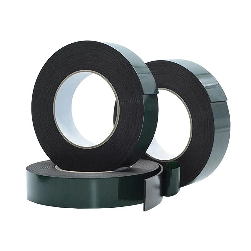 50M 1MM Thick Double Sided Tape Strong Adhesive Black Foam Tape For Cell Phone Repair Gasket Screen PCB Dust Proof Tape