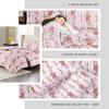 Super Soft Glace Cotton King Size AC Comforter II Blanket II Duvet for Double Bed with 1 Flat Bedsheet and 2 Pillow Covers- 4