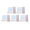 5 Set Privacy Filter Adhesive Strips Double Sided Adhesive Strips with Plastic Slide Mount Holder Ta