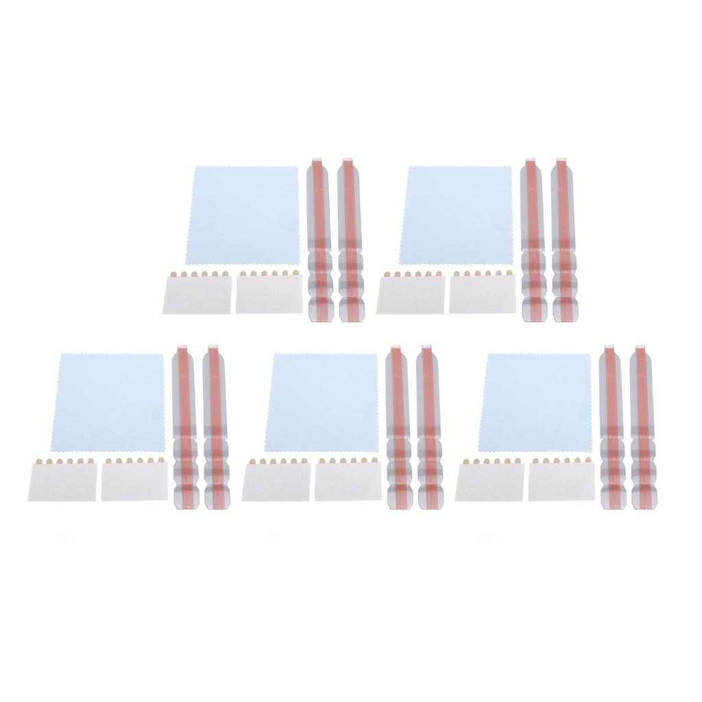 5 Set Privacy Filter Adhesive Strips Double Sided Adhesive Strips with Plastic Slide Mount Holder Ta