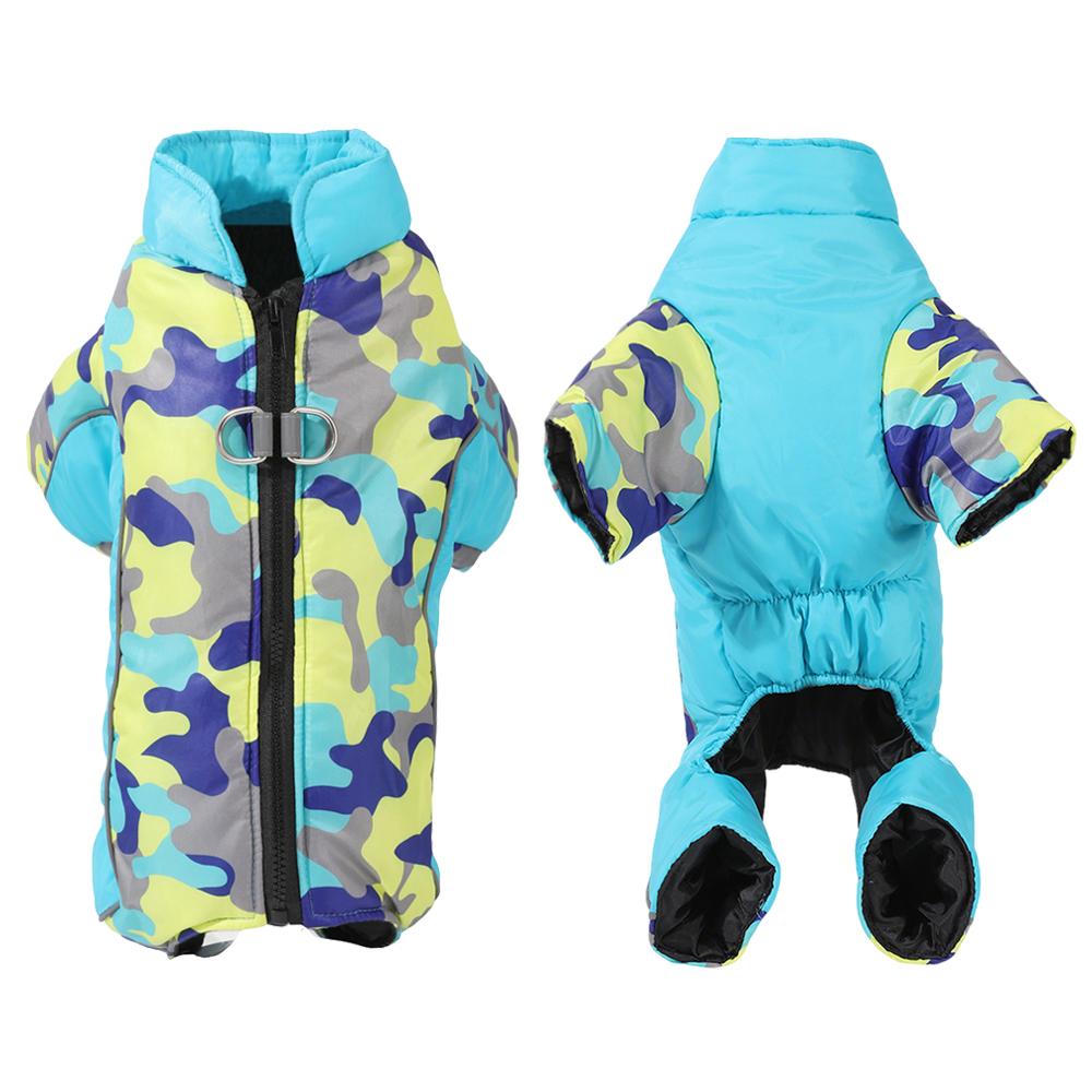 Winter Reflective Dog Clothes Jumpsuit For Small Medium Dogs Waterproof Warm Puppy Jacket Overalls Chihuahua Pet Onesie Outfits