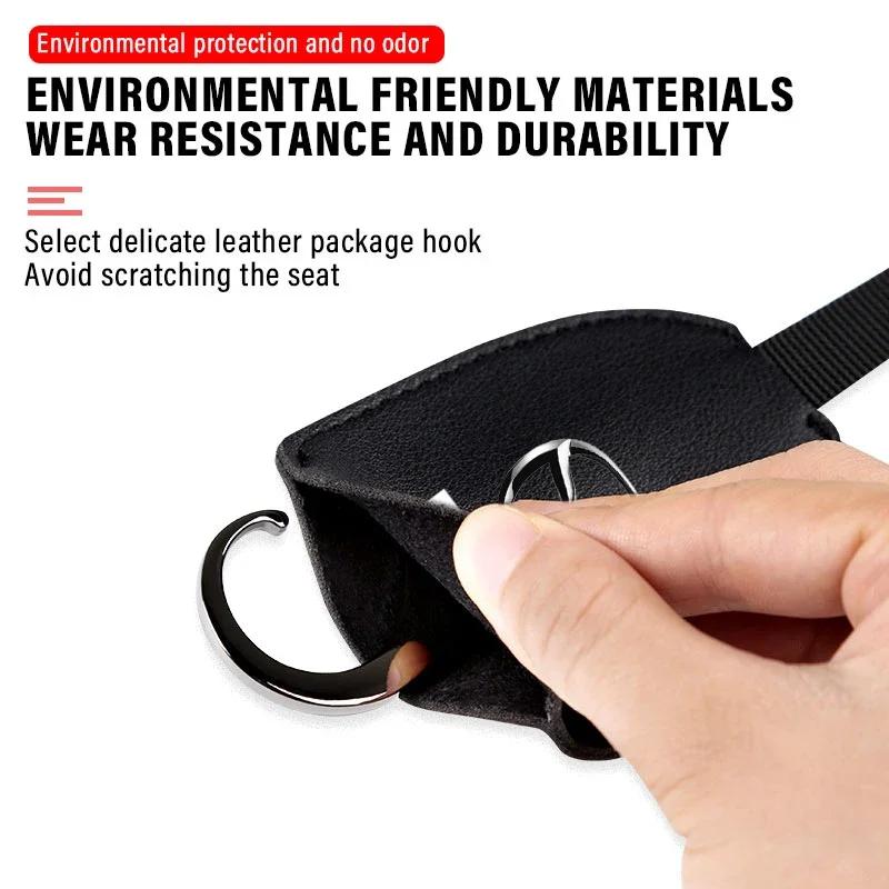 Kožené Háčky na Opěradlo Autosedačky Přenosný Stojan na Zavěšení Tašek Příslušenství Pro Mazda 3 5 6 CX-3 CX-4 CX-5 CX-7 CX-9 Axela 6 RX8 7 MX3