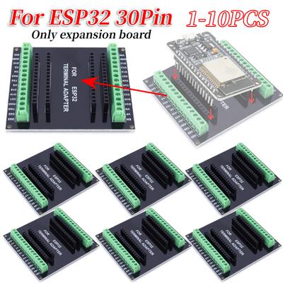 ESP32 Expansion Board CP2102 NodeMCU-32S Lua 30Pin GPIO 1 Into 2 Breakout Board GPIO WiFi Bluetooth-compatible Low Power Module