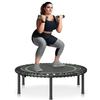 40 Zoll faltbares Mini-Fitness-Trampolin für Erwachsene, Indoor-Übungs-Rebounder