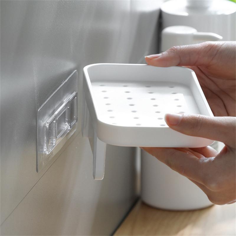 

Органайзер для хранения моющих средств Настенное хранение Простой и стильный Удобный и быстрый Настенная сушилка Стойка для хранения с дренажем 9.4x5.4x1.4cm белый