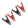 4Pcs Crocodile Clamps Good Conductivity Low Resistance Nickel Plated Crocodile Clips for Car School