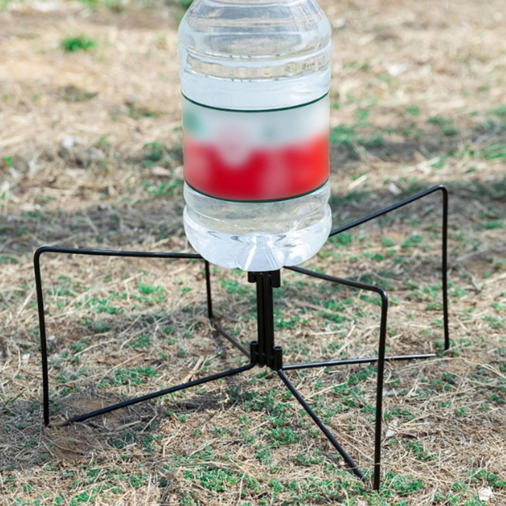 Steel Stand with Storage Bag Portable Four-Corner Support for Backpackers