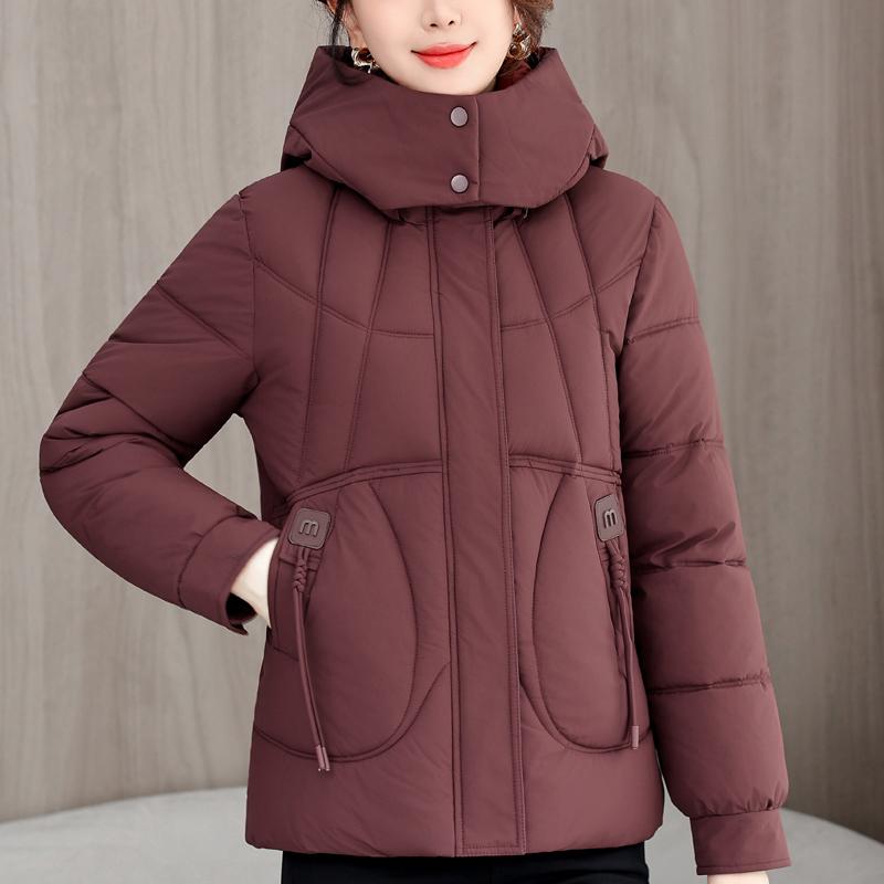 Fashion Winter Jackets Woman Parkas Hooded Thick Warm Casual Women's Short Coats