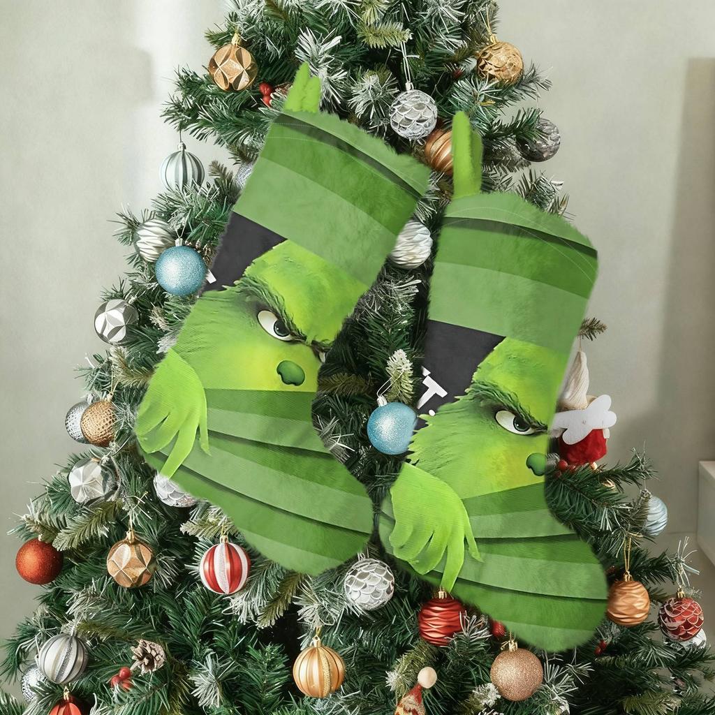 Vánoční punčochy ozdoby vánoční stromek dekorace přívěsky