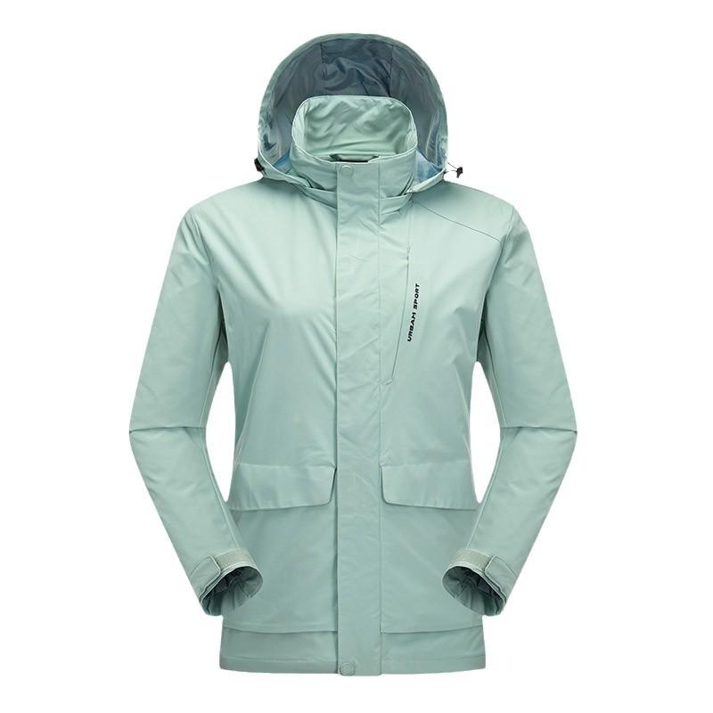 Spring and Autumn Casual Men's Jacket Fashion Trend Loose Large Size Sports Removable Hooded Men's Jacket