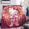 1PC Hello Kitty Cartoon Print Flannel Blanket, High quality All Seasons, Home Decor, Warmth and Comfort, Perfect for Christmas Gifts