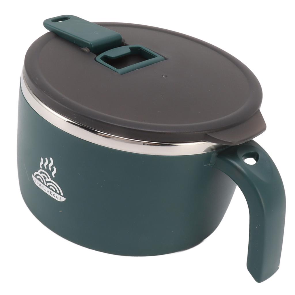 Nerezová miska na instantní nudle 900ml miska na nudle s víkem pro kancelář studentské koleje