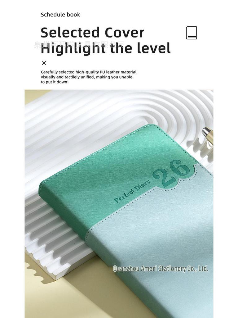 2026 English-Spanish Daily Planner Diary & Calendar Notebook