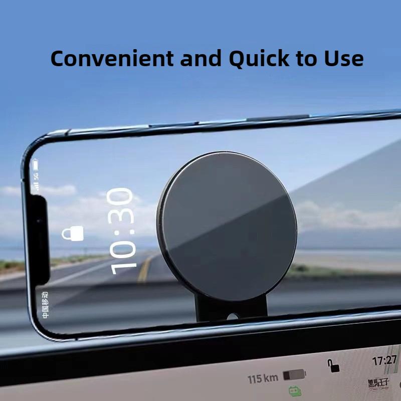 Xiaomi Universal Car Mobile Phone Holder Invisible Foldaway Magnetic New Laptop Side Mount Floating Screen Vehicle Hidden Bracket