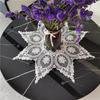 Lace Embroidered Tablecloth Tea Table Lamp Cover Round Table Tablecloth Luxurious Cover