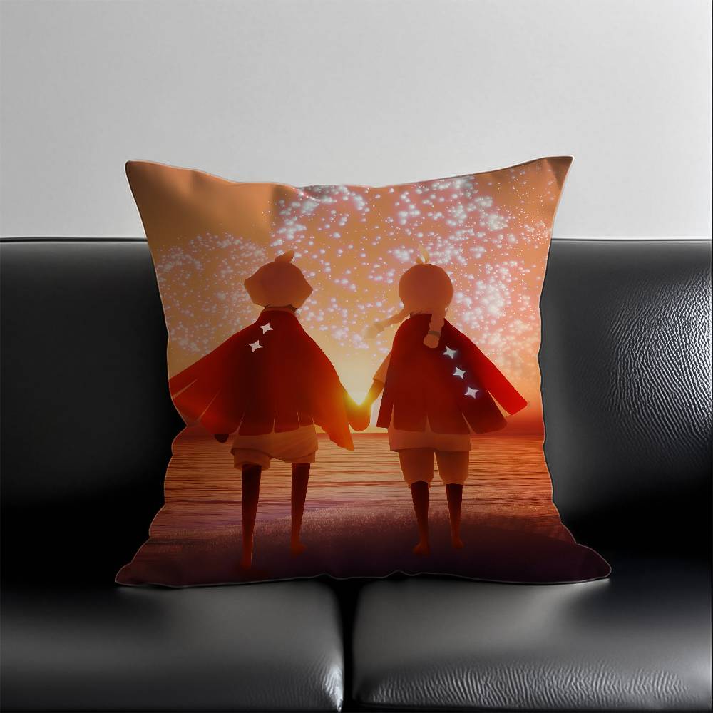 Sweet Games Sky Children Of The Light Pillow Case Pattern Printing Pillowcase Living Room Sofa Cushion Cover Bedroom Room Decor