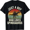 Just A Boy Who Loves Spinosaurus Gift Unisex T-Shirt