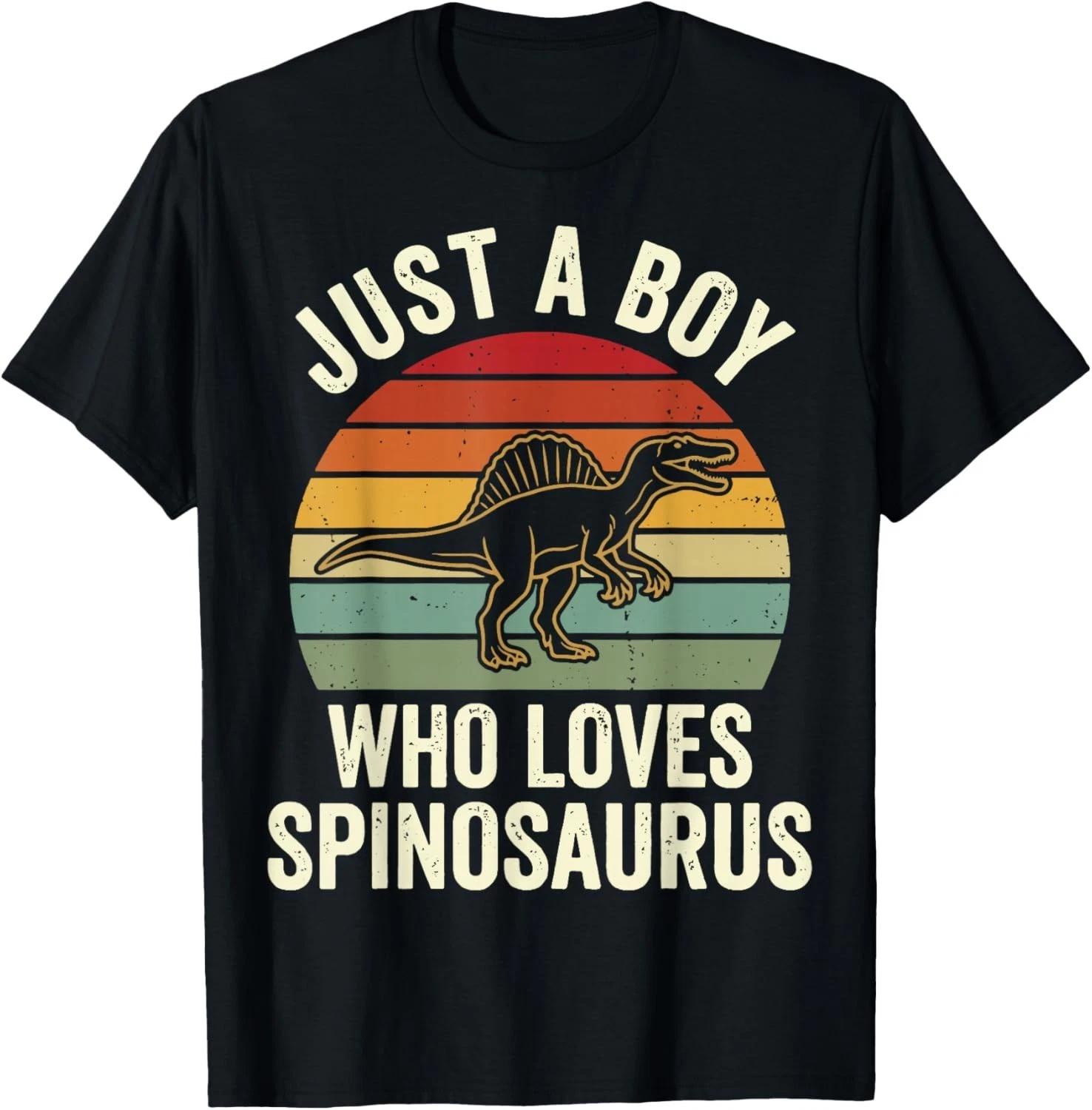 Just A Boy Who Loves Spinosaurus Gift Unisex T-Shirt 3XL