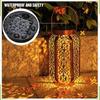 Elegant Solar Lantern Led Light For Outdoor Use With Stylish Hat And Garden Decor