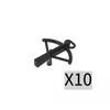 MOC Medieval Building Blocks Character Parts Model Toy Castle Knight Soldier Sword Bow Armor Shield Spear Piercing Parts Bricks