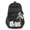 Schultasche Bedruckte Schultasche 1011 Schüler Mittelschüler Oberstufenschüler Bedruckter Gepunkteter Rucksack Harajuku Reise Rucksack