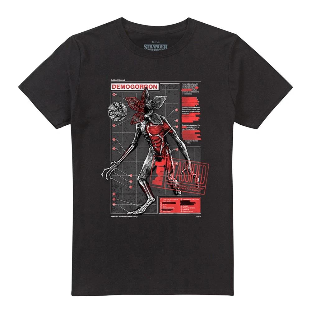 Stranger Things Demogorgon Monster Unisex T-Shirt S-5XL, Black L