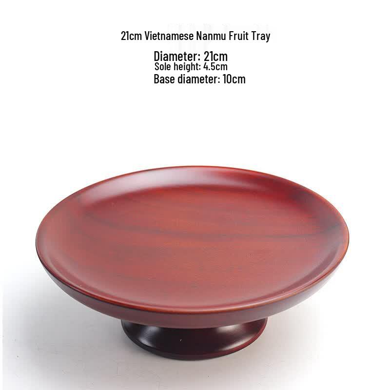 

Chinese Style Vietnamese Pear Wood Fruit Plate