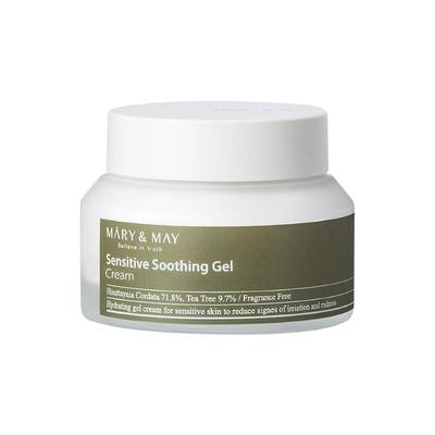 [Mary&May] Sensitive Soothing Gel Cream (70ml) - Advanced Skin-Surface Cooling Shield & Translucent Hydro Jelly Booster