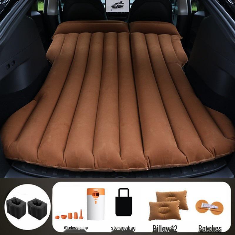 Tesla Model Y/3 Rear Seat Inflatable Mattress - Foldable Car Sleeping Pad