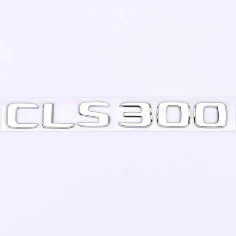 AASV1 3D gloss black silver ABS Fit for Mercedes-Benz new letter CLS260 CLS300 CLS320 CLS350 CLS400 digital sticker rear badge