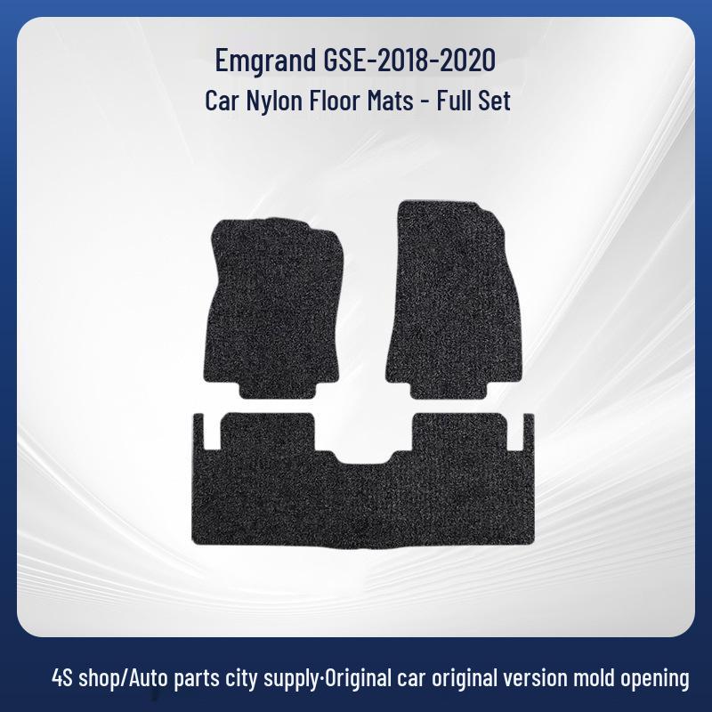 Durable Nylon Car Floor Mats for Geely Emgrand GSe 18-20, Wear-Resistant, Anti-Slip.