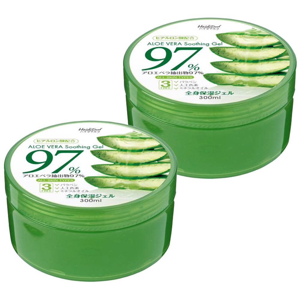 Heidolph Aloe 97 Beruhigendes Gel 300ml 2er Set Körper