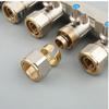 Geothermal Water Splitter Copper Multiple Union Joints For Underfloor Heating Pipes Fits 12 And 16 Millimeter Pipe Sizes