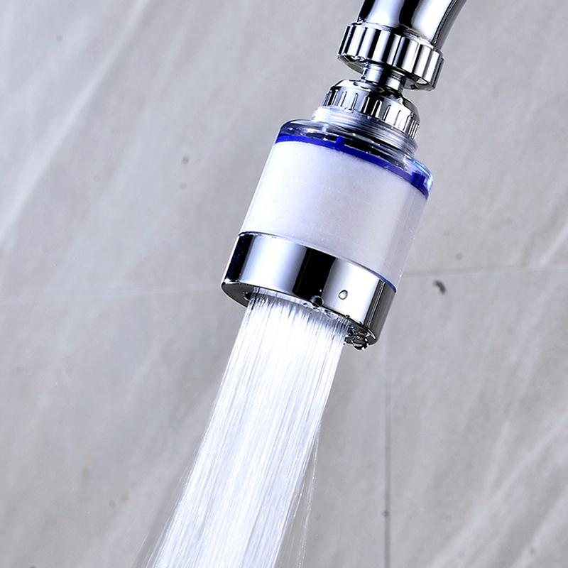360°Rotating Faucet Filter Kitchen Element Faucet Water Purifier Filter Shower Remove Chlorine Heavy Metal Filtered Purification