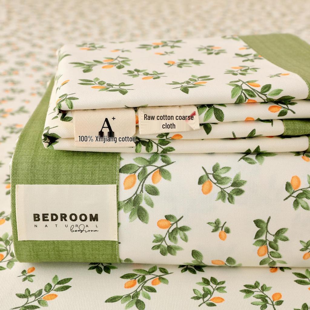 A-Class 100% Cotton Coarse Cloth Soft Bed Sheet for All Seasons