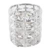 Rounded Crystal Glass Crystal Glass Cosmetic Organizer Cosmetic Storage Bucket  Pen Pencil Storage